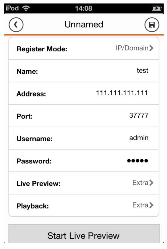 Вводимо дані пристрою