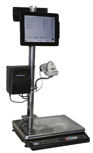 Автоматизація магазину: касове місце з вагами