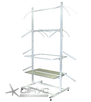 Торговий стелаж для одягу