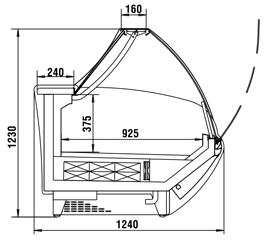 Креслення морозильних вітрин Симфонія LT
