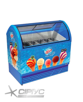 Морозильна вітрина для вагового морозива M400Q - Juka 9 видів морозива