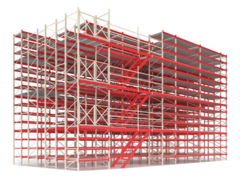 Мезонінні складські стелажі