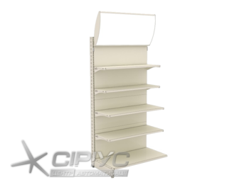 Стелаж торговий з рекламною панеллю Modern Expo