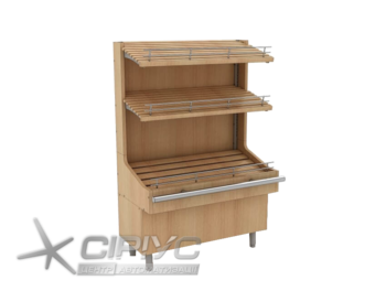 Прилавок хлібний трьохрівневий