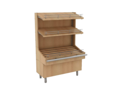 Прилавок хлібний трьохрівневий
