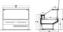 Холодильна вітрина Juka FGL130 рестайлінг