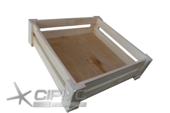 Дерев'яний ящик 400*400*120 мм