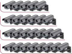 Встановлення від 5-ти до 8-ми зовнішніх (вуличних) відеокамер